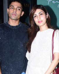 Rhea Chakraborty and Showik Chakraborty snapped in Bandra