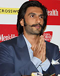 Ranveer Singh during the launch of a book titled Superstar advice on how to be a better man and the Men's Health current edition