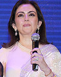 Nita Ambani at the launch of A.R. Rahman's solo single titled 'Infinite Love'