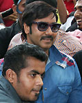 Ajay Devgan flags off vintage car rally