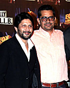 Subhash Kapoor, Boman Irani and Arshad Warsi at the First look of film Jolly LLB