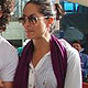 Rakesh Roshan, Hrithik Roshan, Kinatro and Barbara Mori arrive after Kites promotion in Kolkata