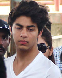 Aryan Khan at Subhash Dada Funeral