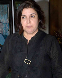 Farah Khan at Subhash Dada Prayer Meet