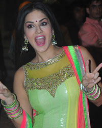 Sunny Leone at Sunny Leone on The Sets of Leela