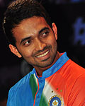 Ajinkya Rahane at Team Indias New Jersey Unveiled