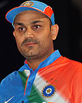 Virender Sehwag at Team Indias New Jersey Unveiled