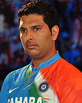 Yuvraj Singh at Team Indias New Jersey Unveiled