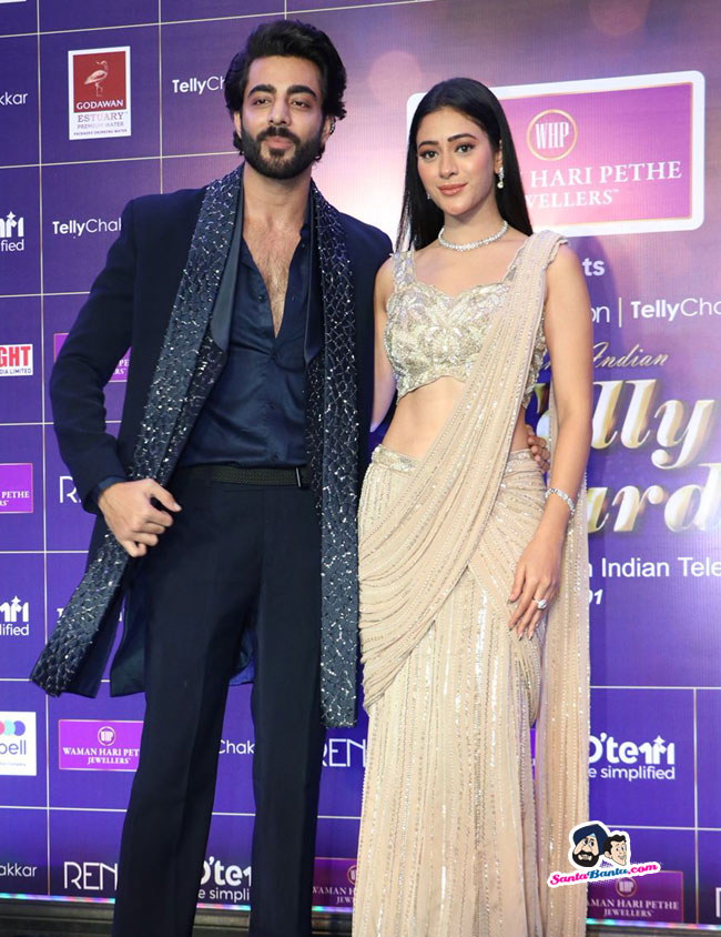 Krushal Ahuja and Hiba Nawab