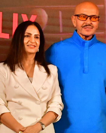 Rajesh Roshan, Monika Shergill, Rakesh Roshan, Hrithik Roshan and Shashi Ranjan Rajesh Roshan, Monika Shergill, Rakesh Roshan, Hrithik Roshan and Shashi Ranjan