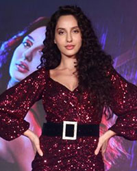 Nora Fatehi at Varun and Nora Promote Garmi Song