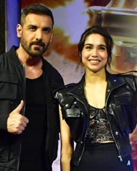 John Abraham and Sharvari Wagh John Abraham and Sharvari Wagh