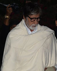 Amitabh Bachchan at Veeru Devgn Funeral