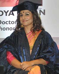 Vidya Balan at Vidya Conferred With Honorary Doctorate