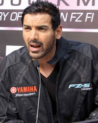John Abraham at Yamaha Mission Flagged Off