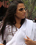 Vidya Balan at Yash Chopra Funeral