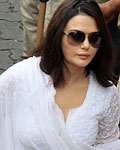 Preity Zinta at Yash Chopra Funeral