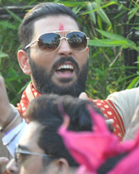 Yuvraj Singh at Yuvraj and Hazel Goa Marriage