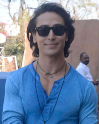 Tiger Shroff at Zindagi Aa Raha Hu Main Shoot