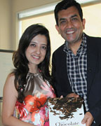 Amy Billimoria and Sanjeev Kapoor