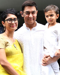 Kiran Rao, Aamir Khan and Azad Khan