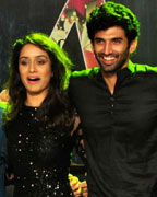 Bhushan Kumar, Mohit Suri,Shraddha Kapoor and Aditya Roy Kapur