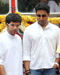 Aditya Thackeray and Abhishek Bachchan