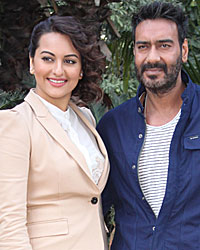 Sonakshi Sinha and Ajay Devgn