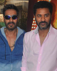 Ajay Devgn and Prabhu Deva