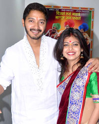 Shreyas Talpade and Deepti Talpade