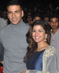 Bhushan Kumar, Akshay Kumar and Nimrat Kaur