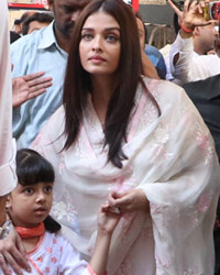 Abhishek , Aaradhya Bachchan and Aishwarya Rai Bachchan