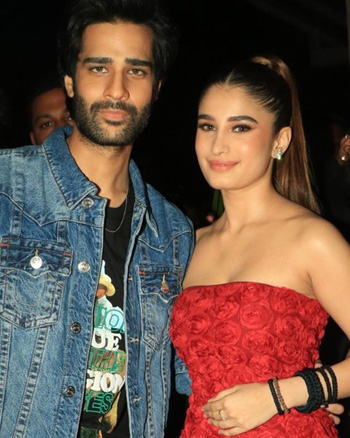 Aaman Devgan and Rasha Thadani