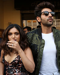 Bhumi Pednekar, Kartik Aaryan and Ananya PAnday