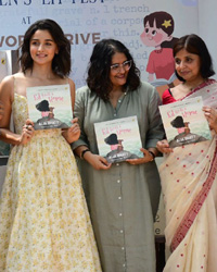 Alia Bhatt Launches Her Book 'Ed Finds A Home' at StoryVerse, a children's lit fest at Jio World Drive in Mumbai.