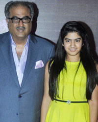 Boney Kapoor and Khushi Kapoor