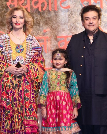 Roya Faryabi and Adnan Sami