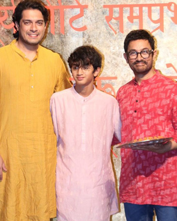 Junaid Khan, Azad Rao Khan and Aamir Khan