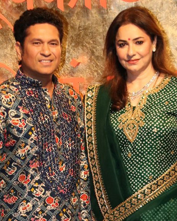 Schin and Anjali Tendulkar