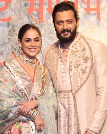 Genelia D'Souza and Riteish Deshmukh