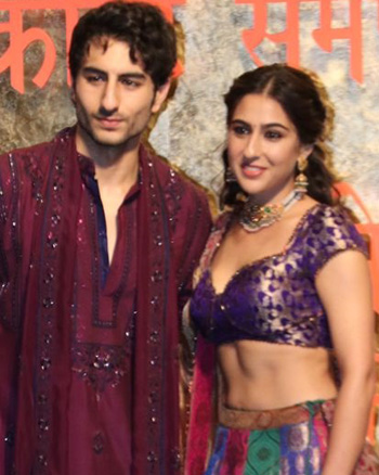 Ibrahim Ali Khan and Sara Ali Khan