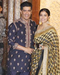 Manish Malhotra and Kajol