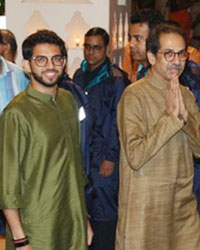 Aditya and Uddhav Thackeray