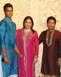 Arjun, Anjali, Sachin and Sarah Tendulkar