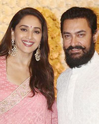 Madhuri Dixit and Aamir Khan