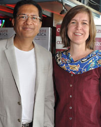 Atul Nishar with Deanna Abdeen