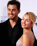 Actress Hayden Panettiere and Scotty McKnight arrive at the 40th American Music Awards in Los Angeles