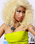 Nicki Minaj arrives at the 40th American Music Awards in Los Angeles