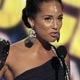 Singer Alicia Keys wins favorite pop/rock album award for As I Am at the 2008 American Music Awards in Los Angeles