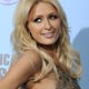 Paris Hilton poses at the 2008 American Music Awards in Los Angeles